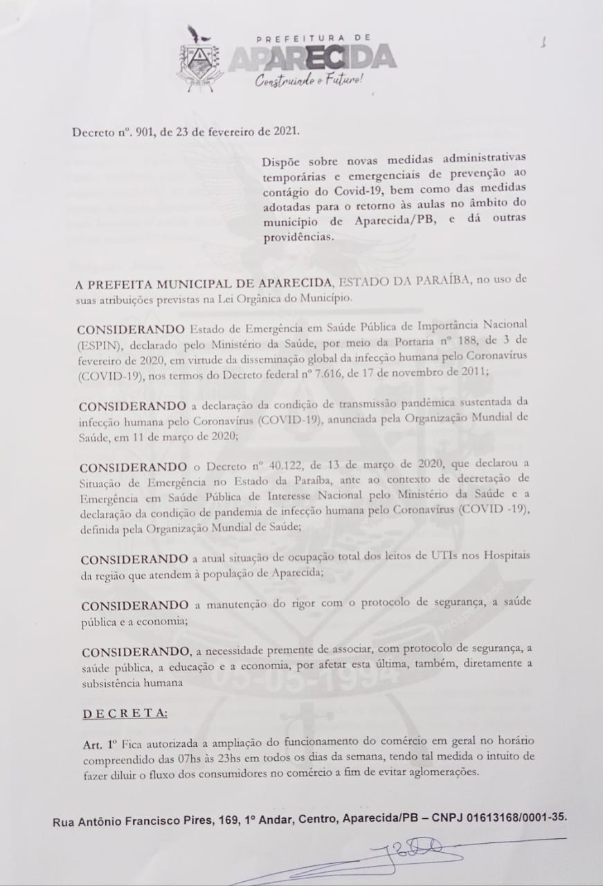 Prefeito João Neto baixa novo decreto visando fortalecer medidas de prevenção contra à Covid-19